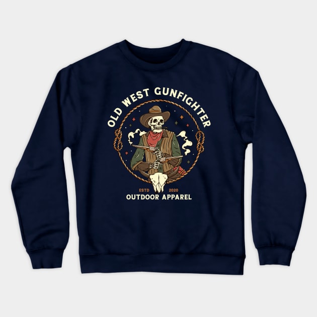 Gunslinger Crewneck Sweatshirt by TerpeneTom